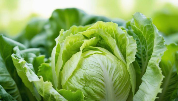 Lush iceberg lettuce thriving in a hydroponic growing system, showcasing the efficiency and vibrancy of hydroponic plants