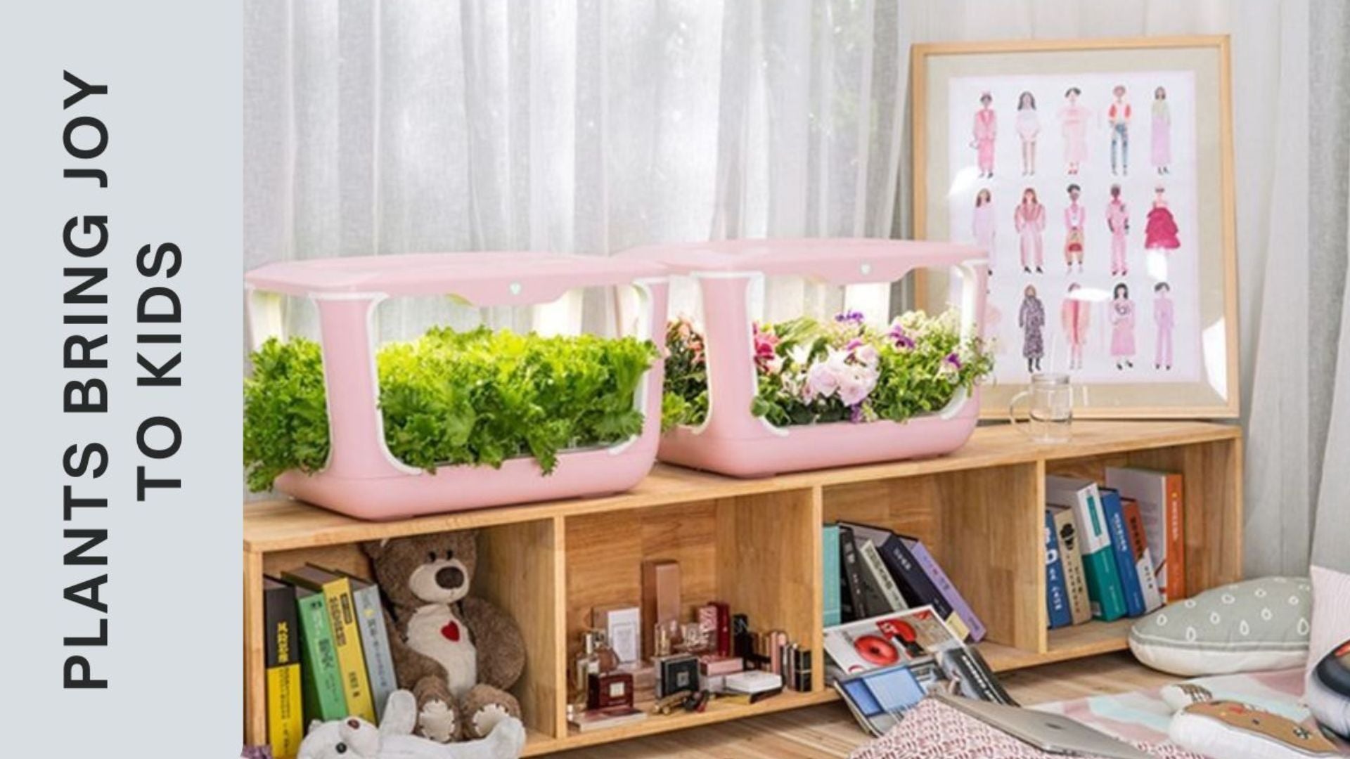 A vertical hydroponic system maximizing space for fresh indoor vegetable production.