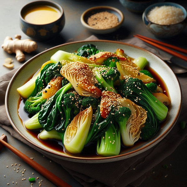 Sesame-Ginger Bok Choy