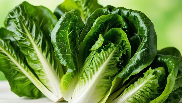 Fresh romaine lettuce thriving in a hydroponic growing system, with vibrant green leaves and hydroponic plants cultivated for optimal sustainability and efficiency.
