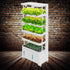 LaNiTex hydroponic tower V5.2-A, a vertical indoor hydroponic system with full-spectrum LED and 72 planting sites.